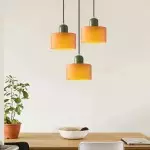 Colorful Creative Small Fresh Glass Shade Pendant Light