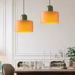 Colorful Creative Small Fresh Glass Shade Pendant Light