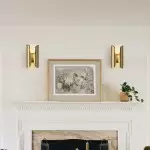 Thoven Modern H-Shaped Metal Wall Sconce