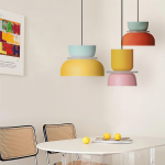 Vesperia Nordic Macaron Pendant Light for Round Dining Table