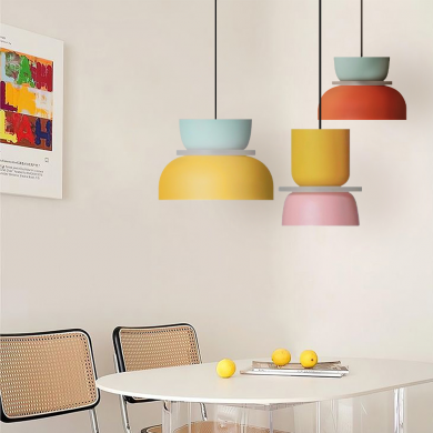 Vesperia Nordic Macaron Pendant Light for Round Dining Table