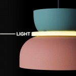 Vesperia Nordic Macaron Pendant Light for Round Dining Table