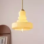 Carla Colorful Gourd Shaped Glass Shade Pendant Light