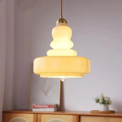 Carla Colorful Gourd Shaped Glass Shade Pendant Light Carla Colorful Gourd Shaped Glass Shade Pendant Light