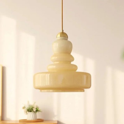Carla Colorful Gourd Shaped Glass Shade Pendant Light Carla Colorful Gourd Shaped Glass Shade Pendant Light