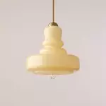 Carla Colorful Gourd Shaped Glass Shade Pendant Light