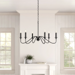 Alistair Vintage Candle Style Metal Chandelier