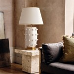 Ramon Modern Medium Ceramic Table Lamp with Linden Shade