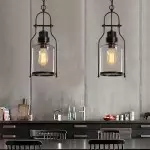Eryxis Industrial Vintage Iron Glass Jar Pendant Light Eryxis Industrial Vintage Iron Glass Jar Pendant Light