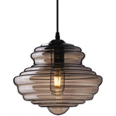 Helix Modern Glass Spool Pendant Light Helix Modern Glass Spool Pendant Light