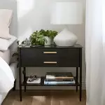 Daphne Vintage Ceramic Linen Shade Table Lamp