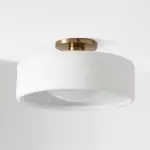 Aura Modern Porcelain Flush Mount Ceiling Light