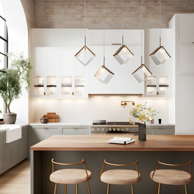 Blair Gold Diamond Clear Hammered Glass Led Pendant Light Blair Gold Diamond Clear Hammered Glass Led Pendant Light