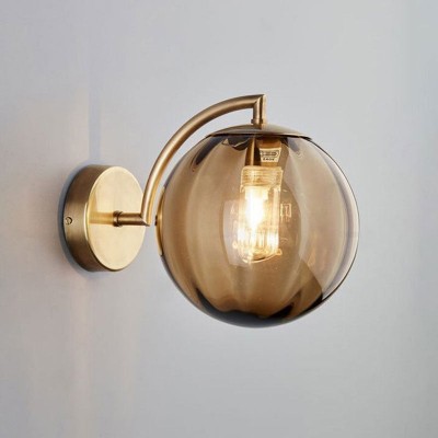 Soluna Modern Ball Glass Wall Sconce Soluna Modern Ball Glass Wall Sconce