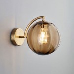 Soluna Modern Ball Glass Wall Sconce