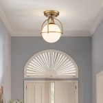 Aurea Vintage Globe Flush Mount Ceiling Light Aurea Vintage Globe Flush Mount Ceiling Light