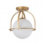 Aurea Vintage Globe Flush Mount Ceiling Light Aurea Vintage Globe Flush Mount Ceiling Light
