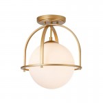 Aurea Vintage Globe Flush Mount Ceiling Light Aurea Vintage Globe Flush Mount Ceiling Light
