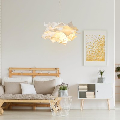 Carrow White Cloud Paper Pendant Lamp Carrow White Cloud Paper Pendant Lamp
