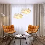 Carrow White Cloud Paper Pendant Lamp