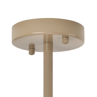 Lioran Rustic Round Rattan Ceiling Light