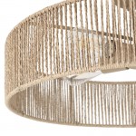 Lioran Rustic Round Rattan Ceiling Light