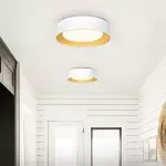 Zenith Nordic ‎Minimalist Metal Round Semi Flush Mount Ceiling Light