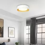 Zenith Nordic ‎Minimalist Metal Round Semi Flush Mount Ceiling Light