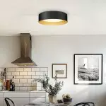 Zenith Nordic ‎Minimalist Metal Round Semi Flush Mount Ceiling Light
