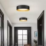 Zenith Nordic ‎Minimalist Metal Round Semi Flush Mount Ceiling Light