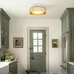 Zenith Nordic ‎Minimalist Metal Round Semi Flush Mount Ceiling Light