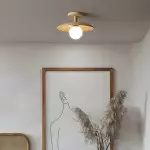 Oza Wooden Plafon Ceiling Light