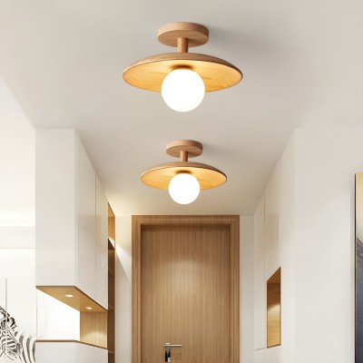 Oza Wooden Plafon Ceiling Light