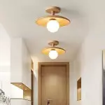 Oza Wooden Plafon Ceiling Light