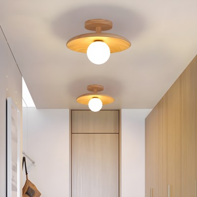 Oza Wooden Plafon Ceiling Light