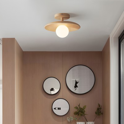 Oza Wooden Plafon Ceiling Light