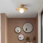 Oza Wooden Plafon Ceiling Light