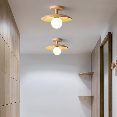 Oza Wooden Plafon Ceiling Light