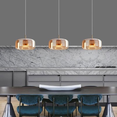Raith Mouth Blown Glass Shade Pendant Light Raith Mouth Blown Glass Shade Pendant Light