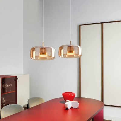 Raith Mouth Blown Glass Shade Pendant Light Raith Mouth Blown Glass Shade Pendant Light