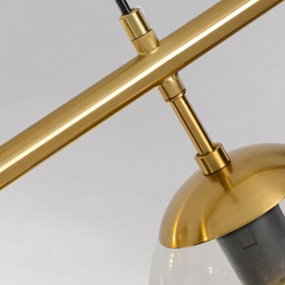 Celestina 6 Light Linear Glass Orb Pendant Light Celestina 6 Light Linear Glass Orb Pendant Light