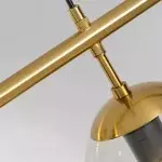 Celestina 6 Light Linear Glass Orb Pendant Light