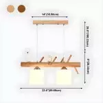 Bird Wooden Chandelier