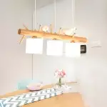 Bird Wooden Chandelier