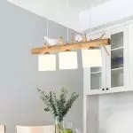 Bird Wooden Chandelier