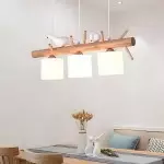 Bird Wooden Chandelier