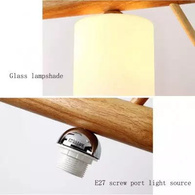 Bird Wooden Chandelier