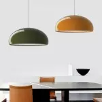 Radiara ‎Minimalist Color Metal Bowl Pendant Light