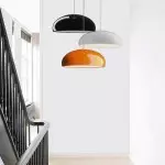 Radiara ‎Minimalist Color Metal Bowl Pendant Light