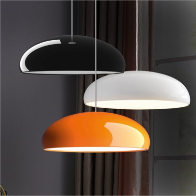 Radiara Minimalist Color Metal Bowl Pendant Light Radiara Minimalist Color Metal Bowl Pendant Light